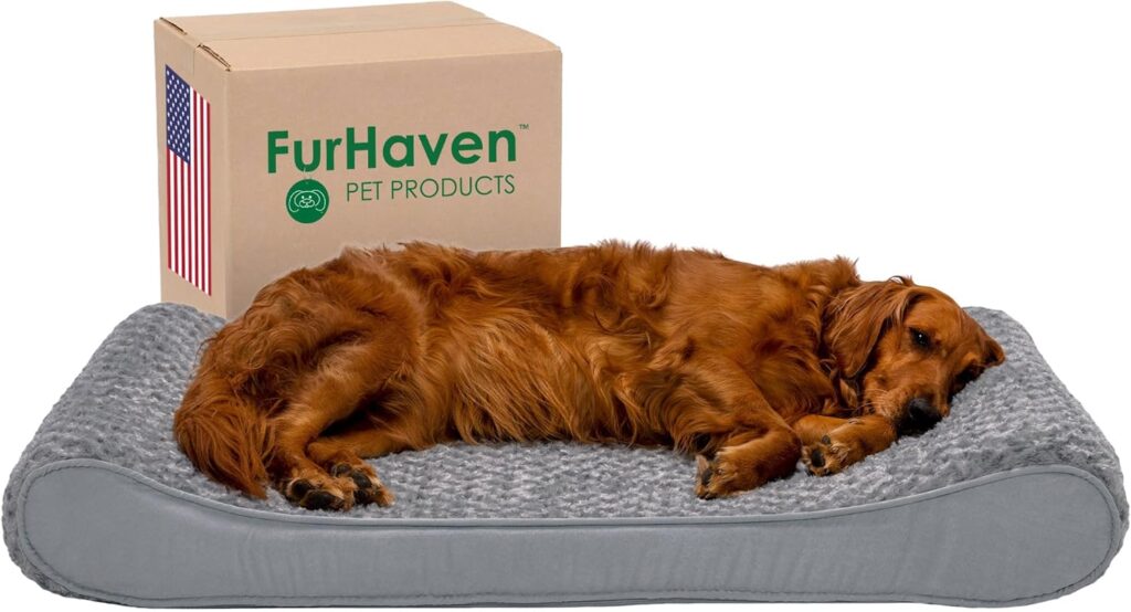 Luxury dog gear - FurHaven Calming Luxe Orthopedic Bed